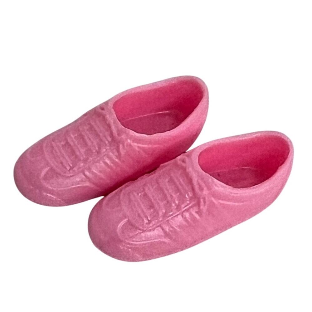 Barbie /Skipper /Francie Genuine Mattel Tennis Shoes -Vintage- Light Pink